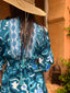 Robe longue Seraphine bleu LARAETHNICS
