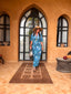 Robe longue Seraphine bleu LARAETHNICS