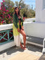 Robe Simona Verte LARAETHNICS