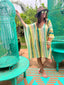 Poncho de plage Spritz vert LARAETHNICS