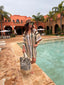 Poncho de plage Spritz choco LARAETHNICS