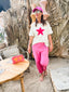 Tee shirt Tanga rose BANDITAS FROM MARSEILLE
