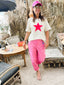 Tee shirt Tanga rose BANDITAS FROM MARSEILLE