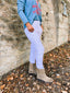 Pantalon Tessy jog  color blanc RED BUTTON