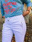 Pantalon Tessy jog  color blanc RED BUTTON