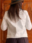 Veste en jean blanche RED BUTTON