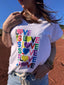 Tee shirt Is love coup de coeur Bohosita