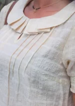 Bohosita : blouse bohème Cradda Cream unie beige