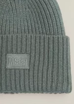 Bohosita : bonnet maille laine Moss Copenhagen uni vert pâle