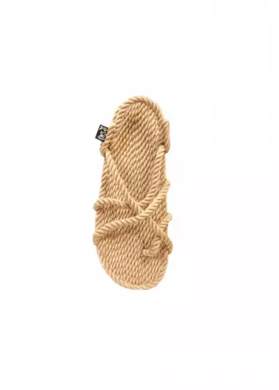 Bohosita : sandales tendance bohochic Kyma Nomadic State of Mind corde unie beige