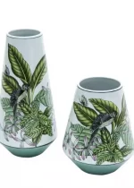 Bohosita : vases tendance bohochic Parrot Byroom porcelaine fleuri