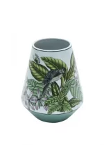 Bohosita : vase tendance bobochic Parrot Byroom porcelaine fleuri