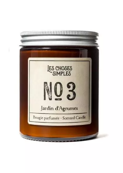 Bohosita : bougie parfumée "Jardin d'Agrumes" Les Choses Simples odeur délicate