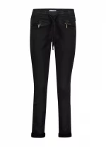 Bohosita : pantalon mode confort Tessy Jog Red Button uni noir