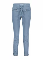 Bohosita : pantalon mode confort Tessy Jog Red Button uni bleu